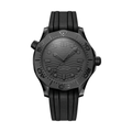 Seamaster Diver 300M Ceramic 43.5mm - Black on Rubber Strap