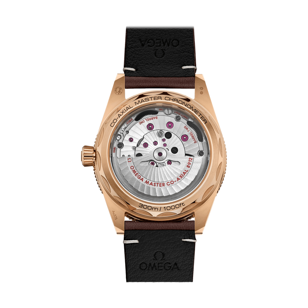 Seamaster 300 Bronze Gold 41mm - Brown on Leather Strap