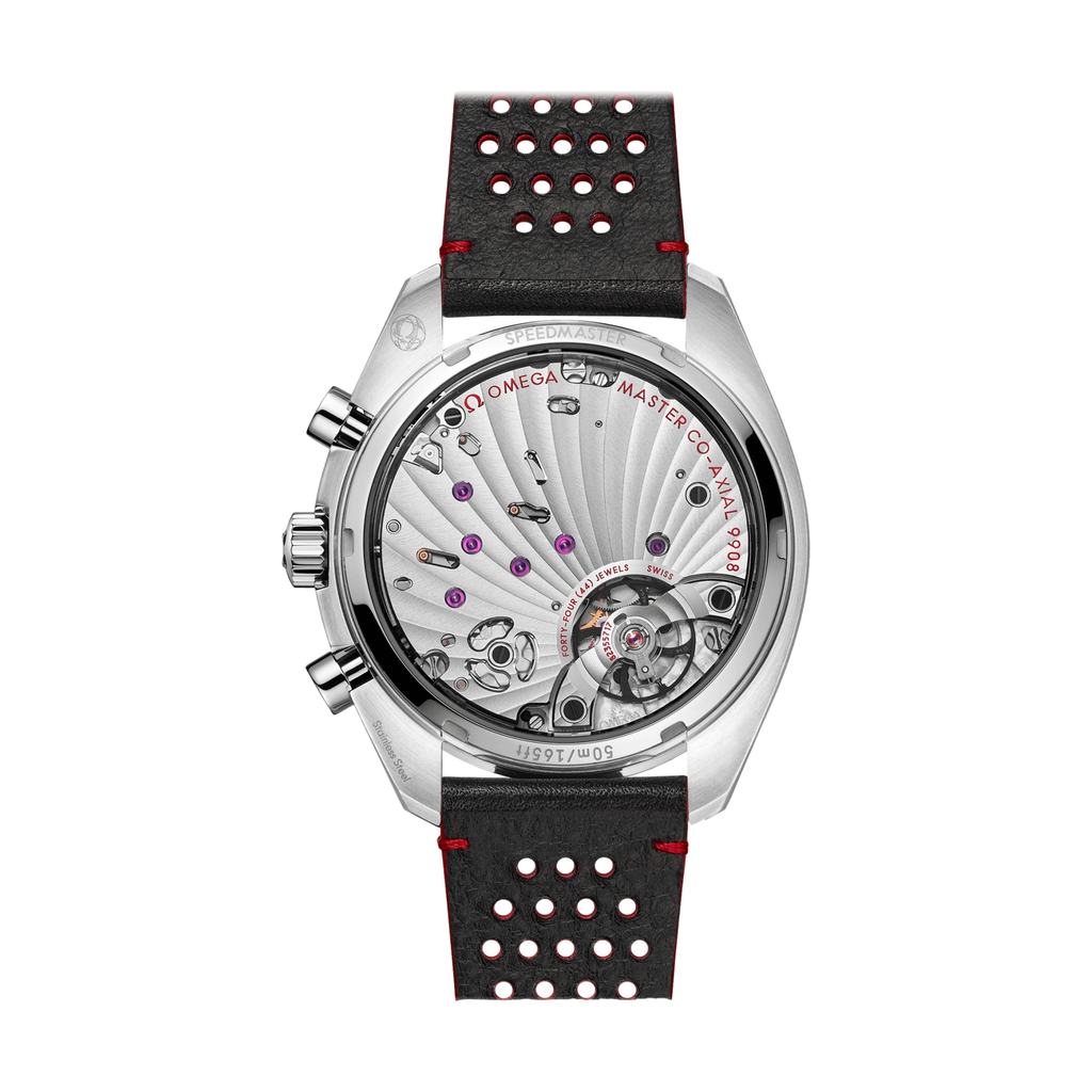 Speedmaster Chronoscope Chronograph 43mm - Silver on Leather Strap