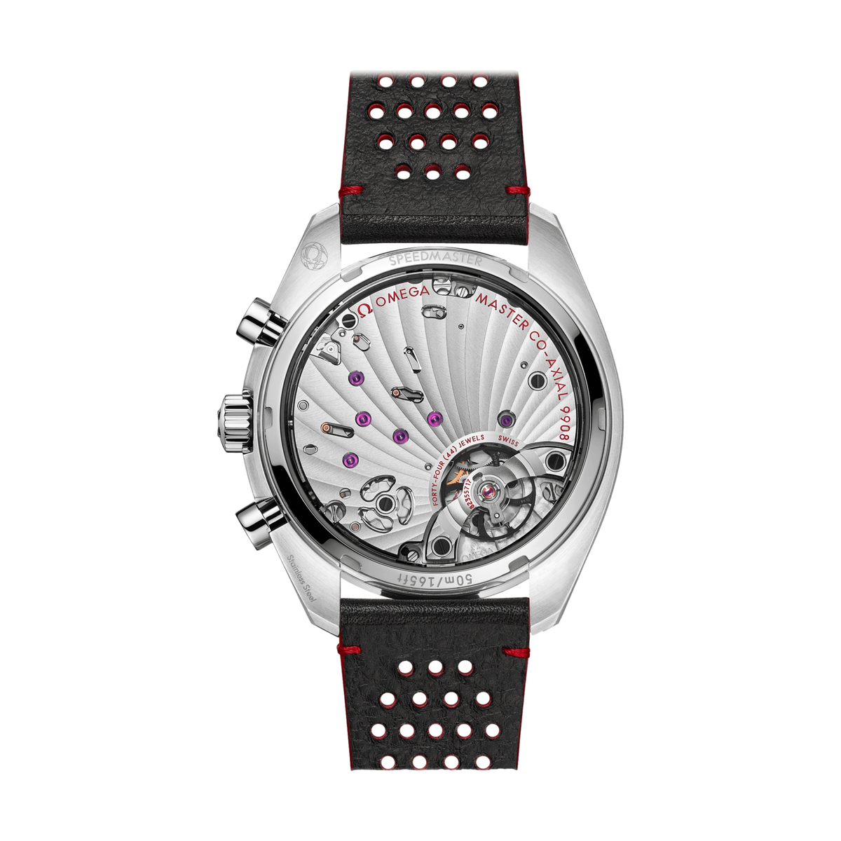 Speedmaster Chronoscope Chronograph 43mm - Silver on Leather Strap