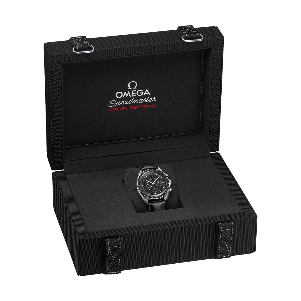 Speedmaster Moonwatch Professional Sapphire 42mm - Black on Leather Strap